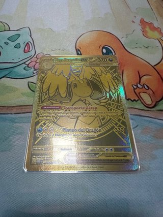 Carta Pokémon Mega Dragonite EX Dorada