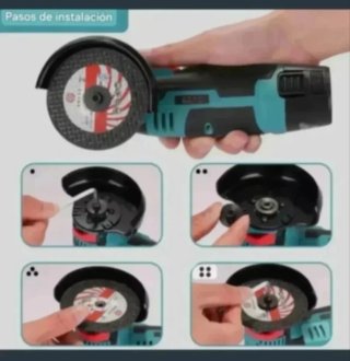 Mini Amoladora Angular Inalámbrica (2 Baterías)