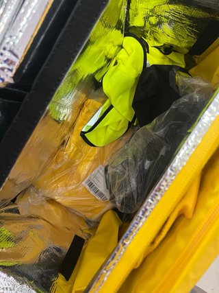 Mochila Glovo amarilla