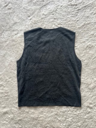 Colete estilo suéter Calvin Klein cinza