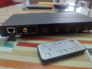 Conmutador HDMI Konig 4 Entradas