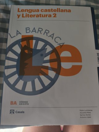 Lengua castellana y literatura 2, Le Bachillerato