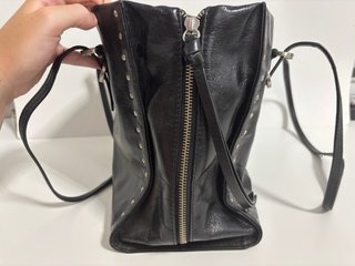 Bolso Adolfo Dominguez Negro Tachuelas