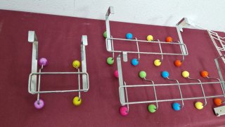 Colgadores de puerta multicolor