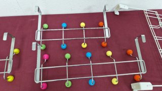Colgadores de puerta multicolor
