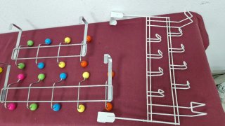 Colgadores de puerta multicolor