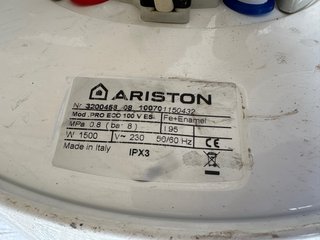 Calentador Ariston 100L Blanco
