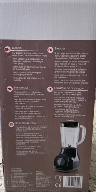 Batidora de vaso GOURMETmaxx