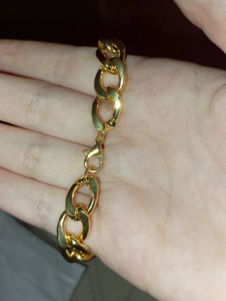 Pulsera eslabones dorada