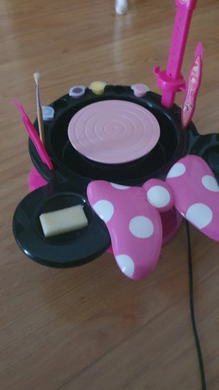 Torno Alfarero Minnie Mouse Nuevo