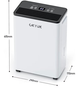 Deshumidificador OKYUK 12L Digital