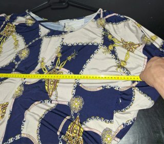 Blusa estampada cadenas y eslabones