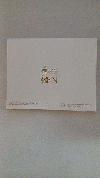 2 euro commemorativo Vaticano 2025 Giubileo UNC