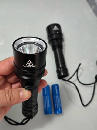 Pack 2 Linternas de buceo AZARSHOP 1000lm