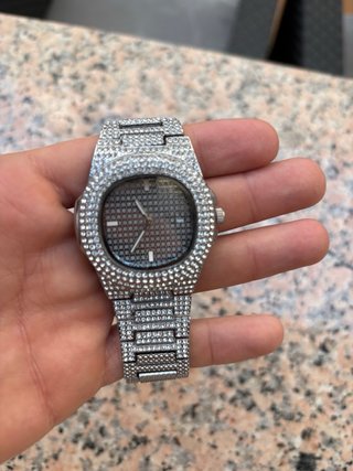Reloj plateado