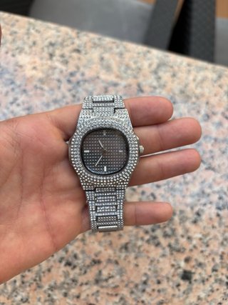 Reloj plateado
