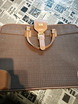 Maleta Tauro Marrón y Beige