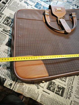 Maleta Tauro Marrón y Beige