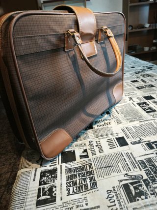 Maleta Tauro Marrón y Beige