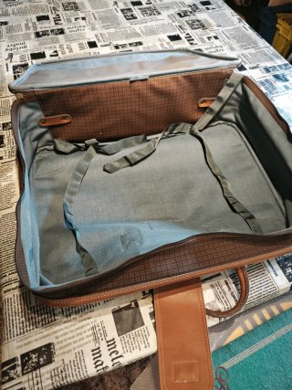Maleta Tauro Marrón y Beige