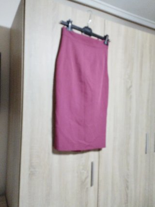Falda clásica Giro morada