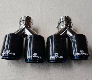 Colas de escape REMUS carbono y titanio