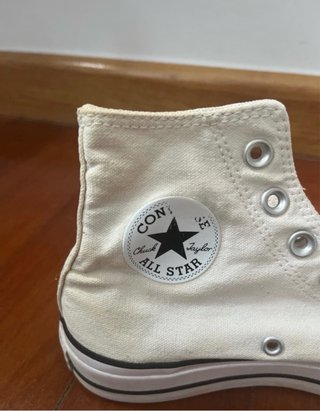 Converse Plataforma Blancas Talla 36