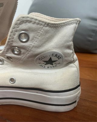 Converse Plataforma Blancas Talla 36