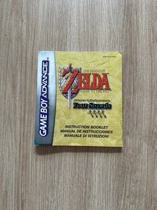 The Legend of Zelda: Four Swords + manual