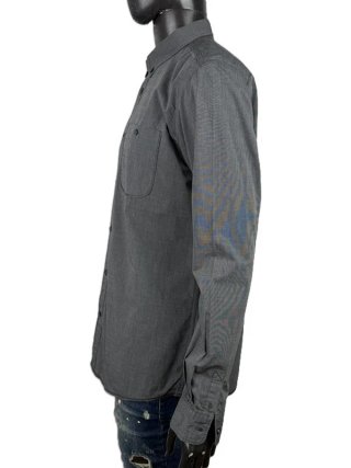 Tom Tailor Camicia Uomo XL Fitted Cotone Grigia