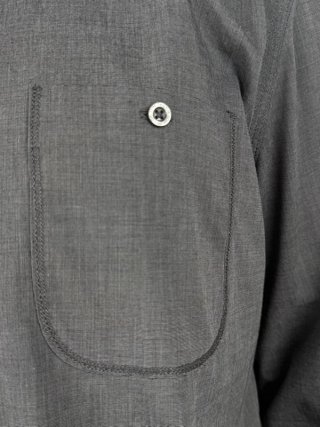 Tom Tailor Camicia Uomo XL Fitted Cotone Grigia