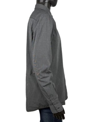 Tom Tailor Camicia Uomo XL Fitted Cotone Grigia