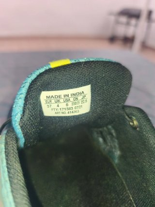 Zapatillas montaña Salomon T37 Teal/Amarillo