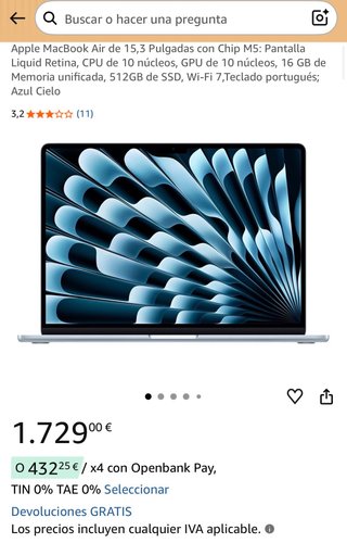 MacBook Air 15 Chip M4 24GB 512GB