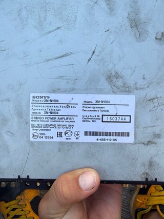 Etapa de potencia Sony Xplod 1000W