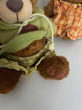 2 Peluches Osito Chico y Chica
