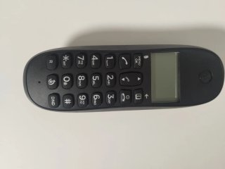 Teléfono fijo Motorola negro