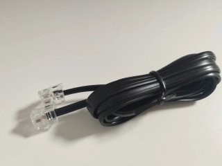 Teléfono fijo Motorola negro