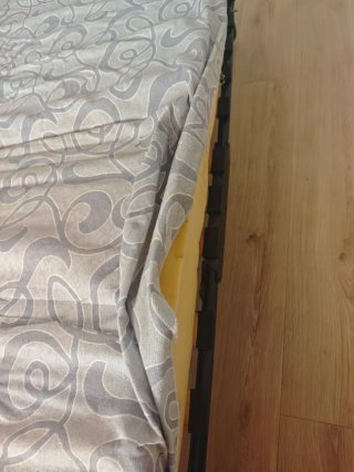 Cama Plegable con Colchón 90x190cm