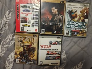 Lote 5 Juegos PC: Ford Racing 3, Painkiller, Ghost