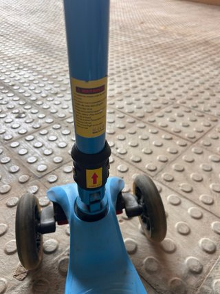 Patinete infantil 3 ruedas azul