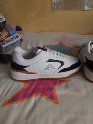 Deportivas Kappa Blancas y Azul Marino