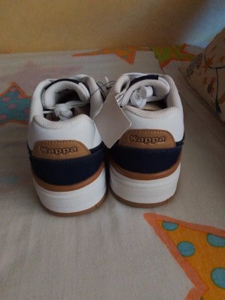 Deportivas Kappa Blancas y Azul Marino