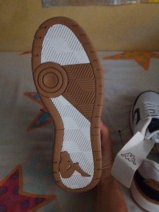 Deportivas Kappa Blancas y Azul Marino