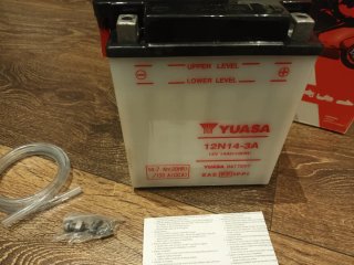 Batería Yuasa 12N14-3A Moto 12V 14Ah
