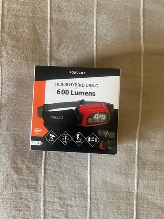 Linterna frontal Forclaz HL900 USB-C
