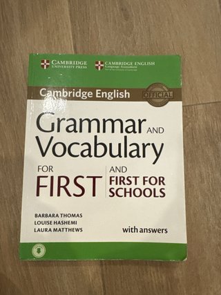 Grammar and Vocabulary for First and First for ...