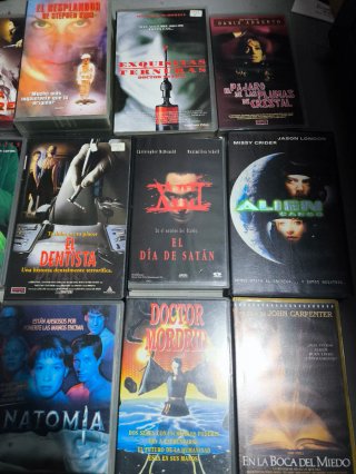 Lote VHS Terror Clásico Español