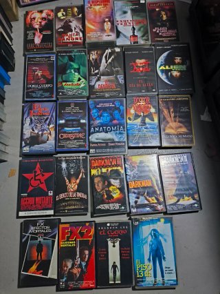 Lote VHS Terror Clásico Español