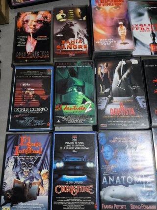 Lote VHS Terror Clásico Español